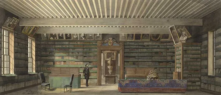 Vue intérieure de la Bibliothèque publique